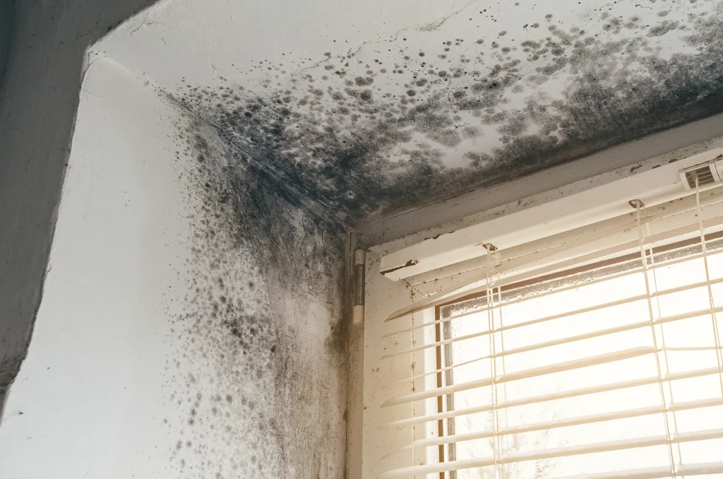 Damp and mould in a rented home